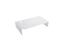 Support de Moniteur de Bureau antidérapant, Support de Bureau, Support de Rangement for Ordinateur, Support for écran de télévision(White)