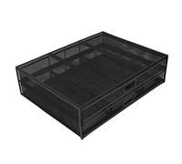 Support de moniteur de bureau en maille métallique La conception ergonomique en maille métallique des tiroirs de l'organisateur de bureau en fer réduit la fatigue du cou pour le bureau à domicile