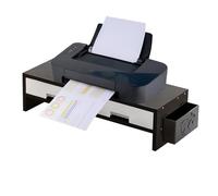 Support de moniteur d'ordinateur - Organiseur à double tiroir - Support de moniteur pour la famille, les amis, la maison, le bureau, la chambre à coucher, le bureau