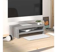 vidaXL Support moniteur 815268 – 42x24x13 cm Bois gris Sonoma