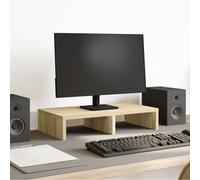 Support de Moniteur Élévateur Réglable Réhausseur Écran Bois d'Ingénierie vidaXL