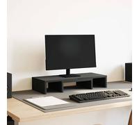 vidaXL Support de moniteur élévateur réglable en chêne pour double moniteur, pour bureau