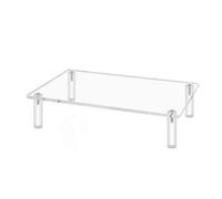Support de moniteur en acrylique pour économiser de l'espace - Organiseur d'imprimante - Support de levage pour la maison et le bureau