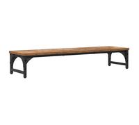 Support de moniteur en bois d'ingénierie - vidaXL - Bois recyclé - 85x23x15,5 cm - 3,09 kg - Minimaliste