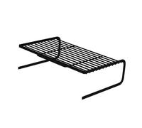 Support de Moniteur en Maille Métallique, étagère Montante pour Ordinateur Portable, Stable, Extension de l'espace, Boîte de Rangement de Bureau en Bo, Noir Moyen