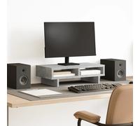 Support de Moniteur Étagère Rangement Réhausseur Écran Bois d'Ingénierie vidaXL