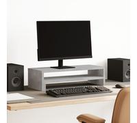 Support de Moniteur Étagère Rangement Réhausseur Écran Bois d'Ingénierie vidaXL