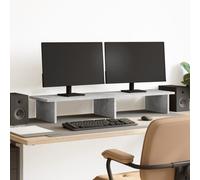 Support de Moniteur Étagère Rangement Réhausseur Écran Bois d'Ingénierie vidaXL