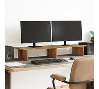 Support de Moniteur Étagère Rangement Réhausseur Écran Bois d'Ingénierie vidaXL