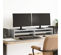 Support de Moniteur Étagère Rangement Réhausseur Écran Bois d'Ingénierie vidaXL