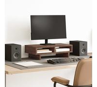 Support de Moniteur Étagère Rangement Réhausseur Écran Bois d'Ingénierie vidaXL