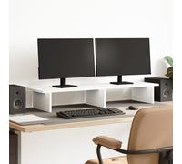 Support de Moniteur Étagère Rangement Réhausseur Écran Bois d'Ingénierie vidaXL
