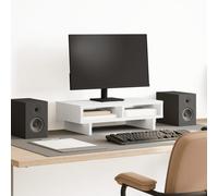 Support de Moniteur Étagère Rangement Réhausseur Écran Bois d'Ingénierie vidaXL