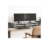 Support de Moniteur Étagère Rangement Réhausseur Écran Bois d'Ingénierie vidaXL