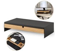 Support de moniteur - IKEA - ELLOVEN - Ergonomique - Tiroir de rangement - Design contemporain