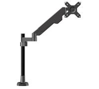 Support de Moniteur LCD for Ordinateur Bureau, étagère Levage rotative, Support rehaussement Universel sans poinçon(Black)