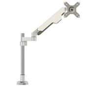 Support de Moniteur LCD for Ordinateur de Bureau, étagère de Levage rotative, Support de rehaussement Universel sans poinçon(Silver)