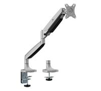 Support de Moniteur Maclean, Double Bras, avec Ressort à gaz, 17"-45", 16 kg, MC-969