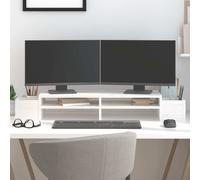 Support de Moniteur Marron Miel 100x27,5x15 cm Bois Pin Solide Ecran vidaXL
