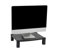 Support de moniteur Mind Reader r glable en hauteur pour bureau, support pour ordinateur portable, 17,25"" L x 13,25"" l x 4"" H, noir