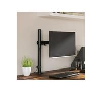 vidaXL Support d'écran – Bras réglable pour moniteur Acier noir VESA 75/100 mm