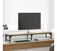 vidaXL Support d'écran en chêne artisanal 105×23×15,5 cm – minimaliste, stable, ergonomique