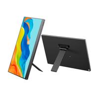 Support de Moniteur Portable avec vis à Main, Support de Bureau autoportant de 7 à 17,3 Pouces avec Pivot/Inclinaison/Pivot