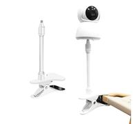 Support de moniteur pour bébé, support flexible pour appareil photo, support de moniteur de bébé, support de moniteur de bébé, compatible avec Eufy, Vtech et plus encore, clip réglable pour berceau et