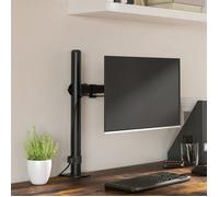 Support de moniteur réglable - vidaXL - Noir - Acier - VESA 75/100 mm - Inclinaison 90° - Rotation 360°