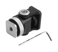 Support de moniteur rotatif à 180 degrés pour mini griffe pour caméra de poche, cardan, appareil photo, sports de plein air, accessoire de photographie noir (style A)