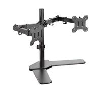 Support de Moniteur Support de bureau for double moniteur, support autoportant for double moniteur, convient à 2 écrans jusqu'à 30 pouces, 26,4 lb, base de montage en acier VESA, support de bureau ent