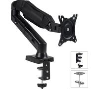 Support de moniteur Support de table pour 1 moniteur Bras pour moniteur Support de moniteur 13"-27" jusqu'à 8kg VESA 75x75 100x100