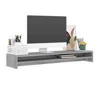 Support de moniteur - VIDAXL - Sonoma gris - 100 cm - Bois d'ingénierie - Bureau