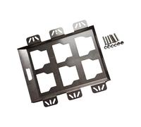 Support de montage à plusieurs faces - Plaque de base antirouille pour installations traditionnelles - Plateformes de véhicule - Cloisons - Capacité de charge de 22,7 kg - Forte organisation de