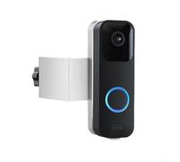 Support de montage antivol en métal, s'adapte à la plupart des portes battantes vers l'intérieur de 15,2 à 5,2 cm d'épaisseur pour une fixation sécurisée de sonnette vidéo (argent)