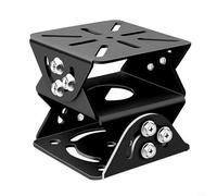 Support de montage articulé réglable à 3 axes en acier pour caméras de sécurité, base d'installation murale ou plafond résistante aux intempéries pour surveillance extérieure