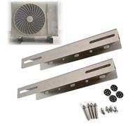 Support de Montage au Sol pour Climatiseur Mini-Split, Console au Sol, Support Climatiseur Exterieur/Pompe à Chaleur Mini-Split de 9 000 à 96 000 Btu(50x4.5x10cm/19.7x1.8x3.9in)