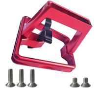 Support de montage avant en alliage d'aluminium avec système à 3 trous, adaptateur de nez de porc compatible avec les vélos pliants Brompton et Dahon pour fixation de porte-bagages avant et sac