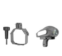 Support de montage avec projecteur pour drone DJI Mini 5 Pro, adaptateur multifonction compatible avec Insta360 GO 3S/GO 3, Go Ultra, OSMO Nano et caméras d'action, 4 modes d'éclairage