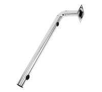 Support de Montage D’antenne Extérieur en Acier Inoxydable Argenté | Fixation Mur ou Poteau, Stabilité en Plein Air, Surface Lisse sans Bavure, Usage Surveillance