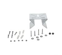 Support de montage d'angle en métal pour caméra Eufy S340, adaptateur mural PTZ pour sécurité intérieure et extérieure, compatible avec caméra Ring Floodlight, blanc