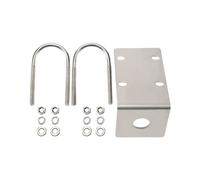 Support de Montage D'Antenne en Acier Inoxydable avec Boulons de Style U pour Utilisation D'Antenne de Camionneur Cellulaire UHF VHF CB AcceptéE