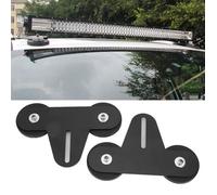 Support De Montage De Barre De Lumière Led Magnétique Noir Support De Ventouse Universel Pour Suv De Voiture YYV