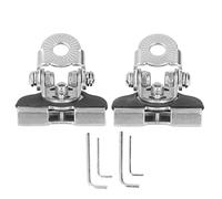 Support de Montage de Barre Lumineuse LED réglable en Acier Inoxydable 304, Pince de Montage Universelle pour Lampe de Travail pour camions, SUV, véhicules Tout-Terrain, 2 pièces