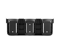 Support de Montage de Batterie Support de boîtier ABS avec dispositifs de Fixation à Boucle 14.4V/18V/20V/60V Noir