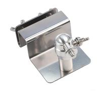 Support de montage de gouttière d'extérieur réglable pour Eufy pour ARLO pour caméras de sécurité WYZE Configuration panneau solaire en acier inoxydable résistant aux intempéries Installation rapide