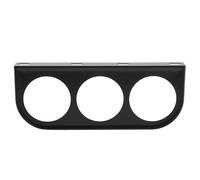 Support de Montage de Jauge à 3 Trous de 52 Mm pour Tableau de Bord de Voiture, Compatible avec EGT, Boost, Volts, Tach avec Support en Fer (BLACK)