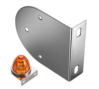 Support de montage de lampe - Support Réglable en Acier Inoxydable en Forme de L | supports de montage de feux LED,compatibles avec véhicules camions SUV camping-cars fourgons remorques toits feux arr