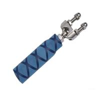 Support de montage de moto pour rétroviseur et lumière, kit de support d'extension réglable en alliage d'aluminium, montage pour une configuration personnalisée de vélo, couleur noire (bleu)