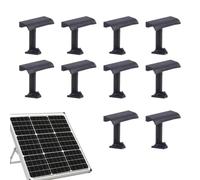 Support de montage de panneau solaire 10 pièces 30 mm Conducteur d'eau et | montage de toit pour panneaux solaires Pour camping-car piscine clôture mur sol garage bateau serre ferme industrie